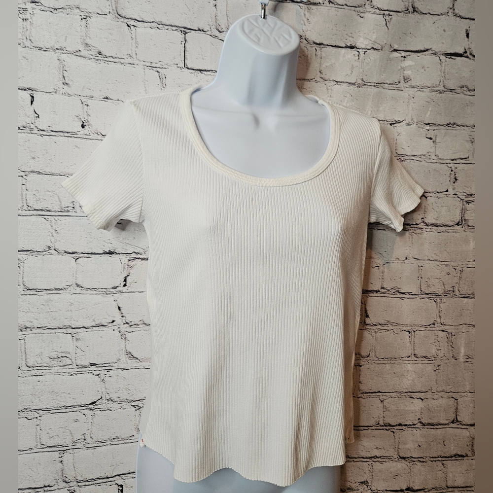 ⭐️ XiRENA White Ribbed Otis Top womens size small